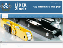Tablet Screenshot of liderzincir.com